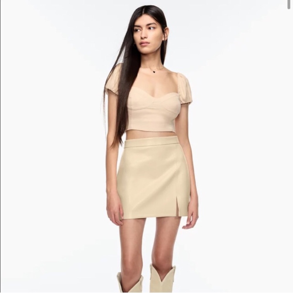 Wilfred Patio pleather mini Flax beige 4 euc